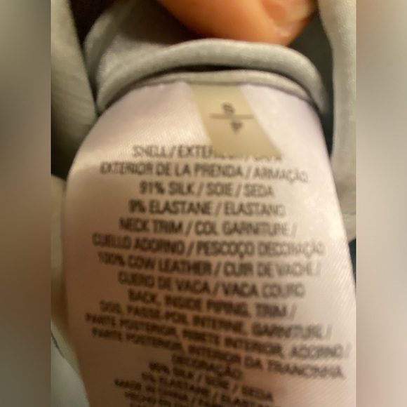 Clearance new Elie Tahari Silk Halter Top, tie dye sz Small 97% silk NWT $85 73 - Picture 7 of 7